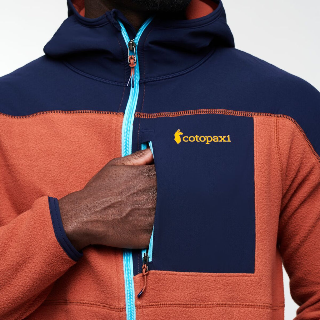 Abrazo Hooded Full-Zip Fleece Jacket Men's | Cozy Outdoor Layer