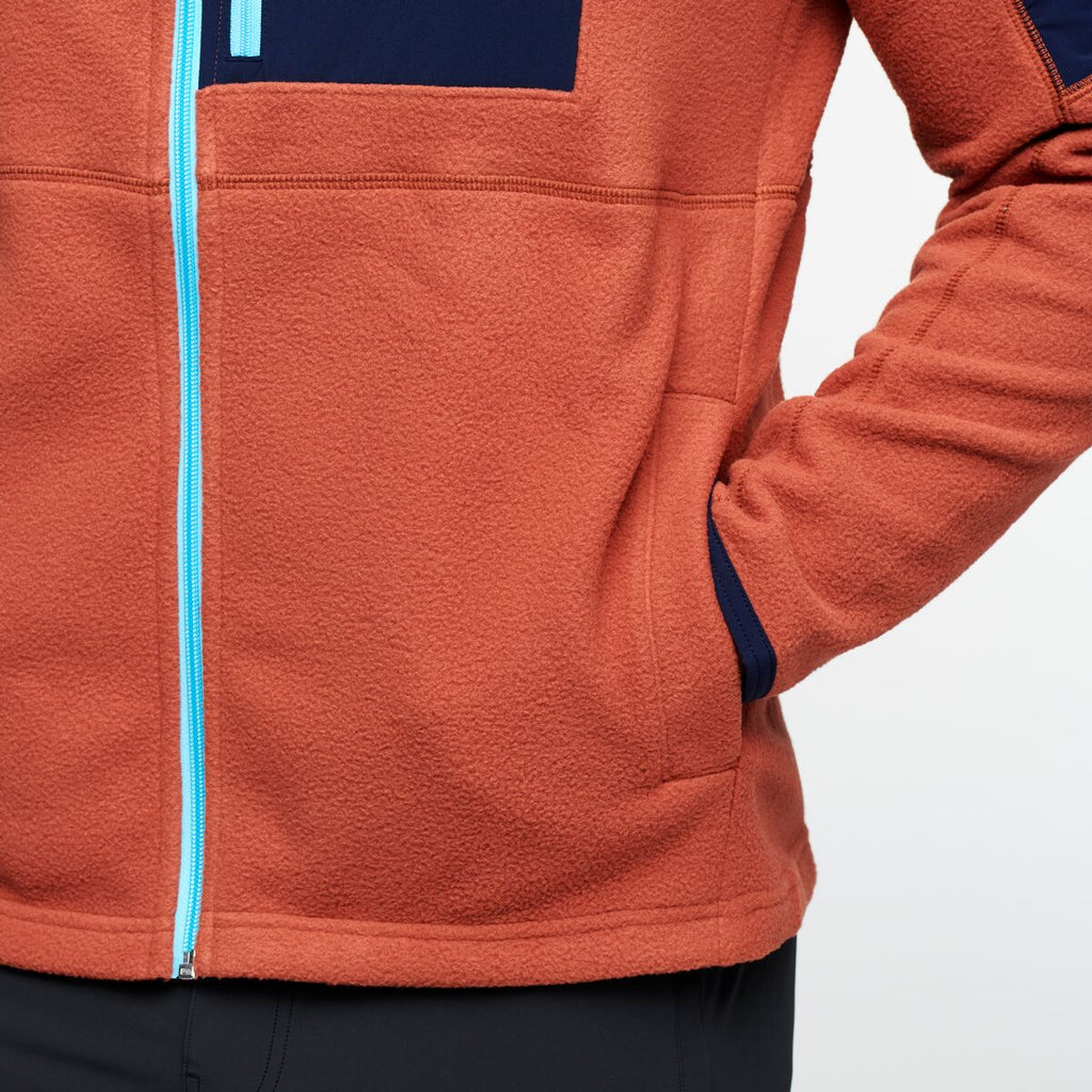 Abrazo Hooded Full-Zip Fleece Jacket Men's | Cozy Outdoor Layer