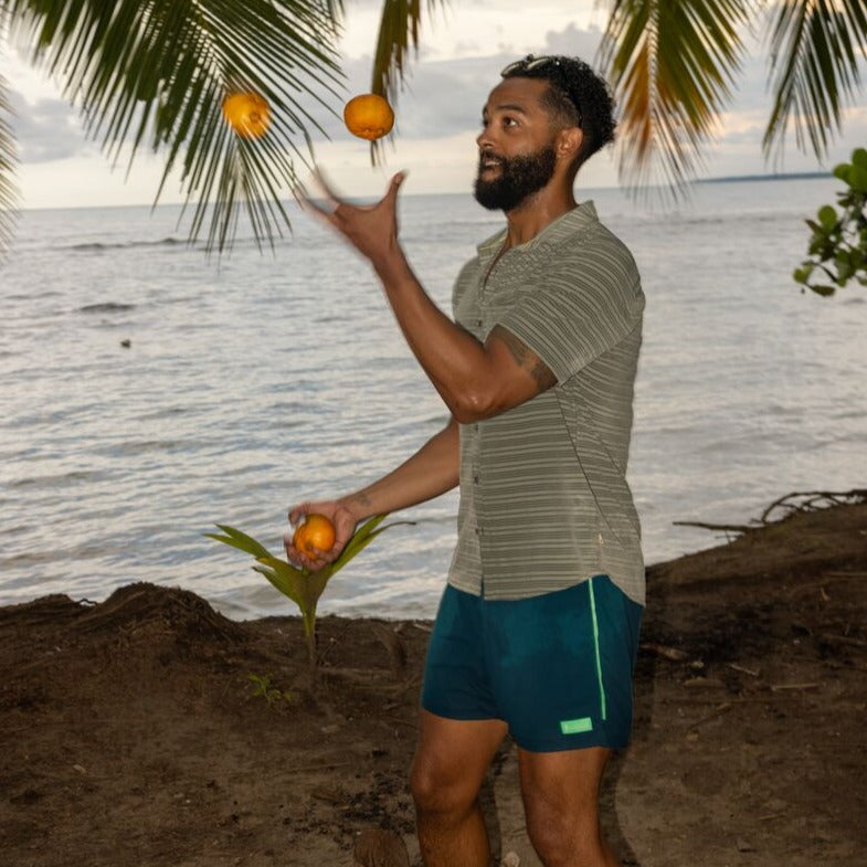 Cambio Button Up Print Men's | Adventure-Ready Comfort