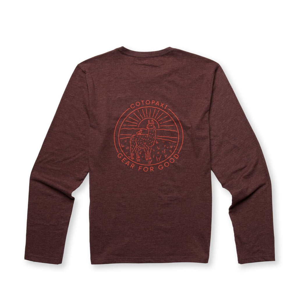 Hello Llama Long-Sleeve T-Shirt Men's | Comfortable Outdoor Top