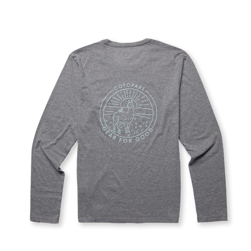 Hello Llama Long-Sleeve T-Shirt Men's | Comfortable Outdoor Top