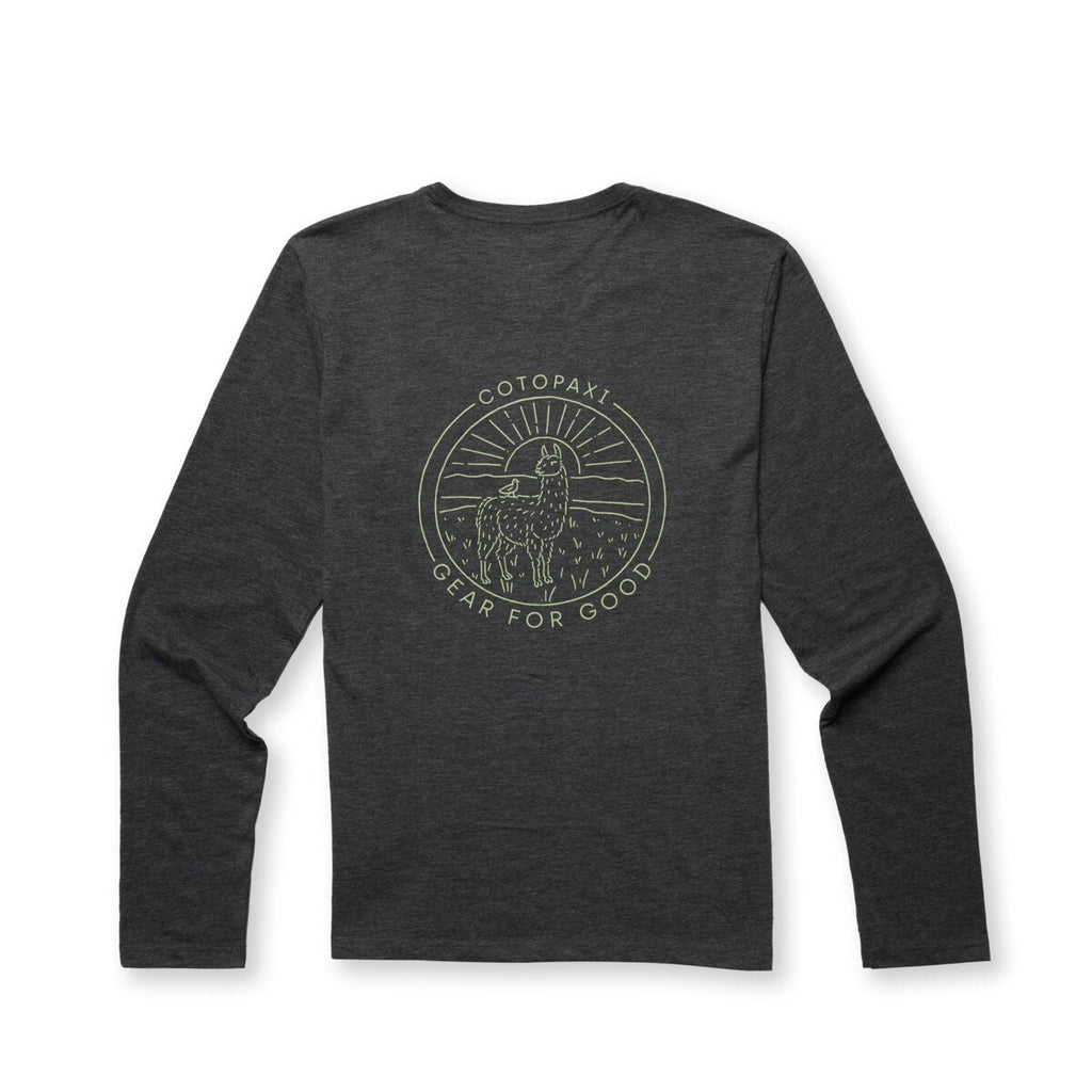 Hello Llama Long-Sleeve T-Shirt Men's | Comfortable Outdoor Top
