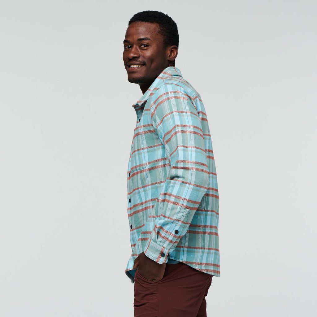 Mero Organic Flannel Shirt Men's | Comfortable Outdoor Top