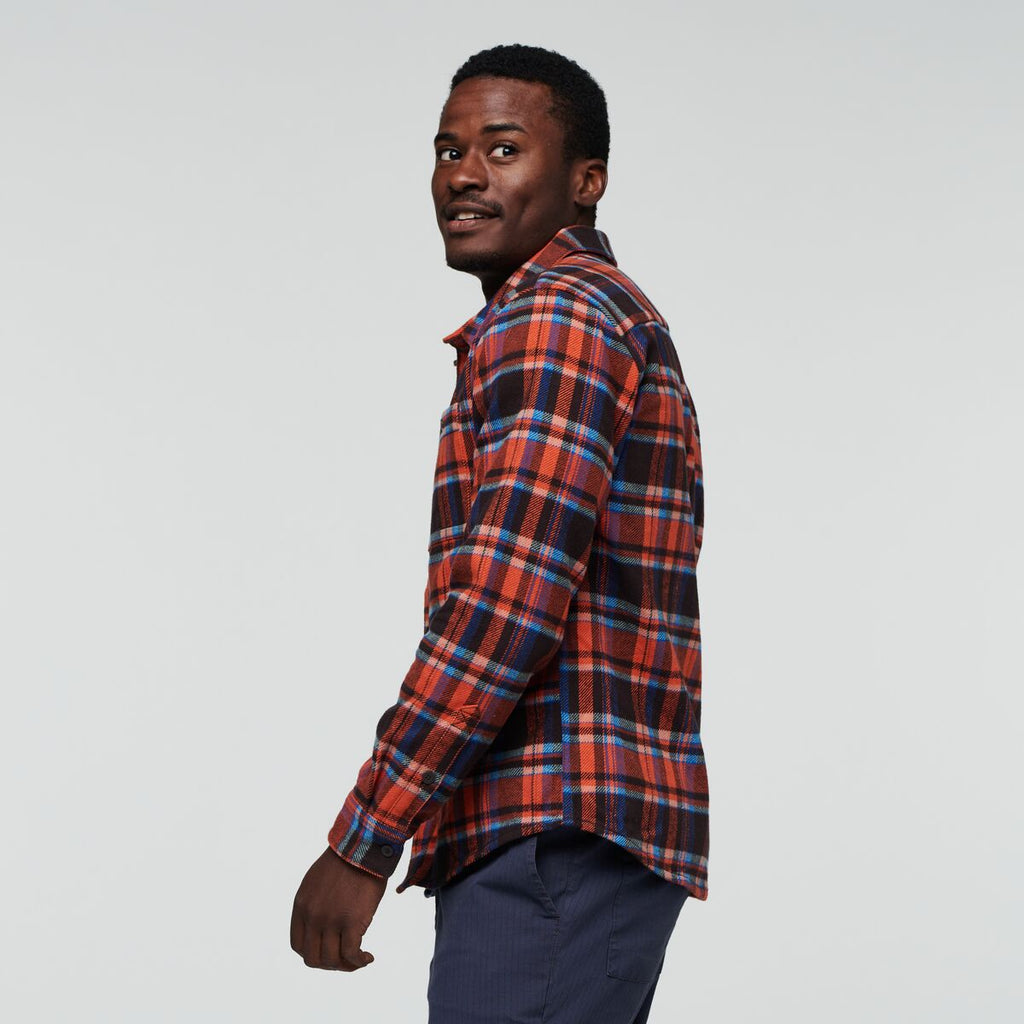 Mero Organic Flannel Shirt Men's | Comfortable Outdoor Top