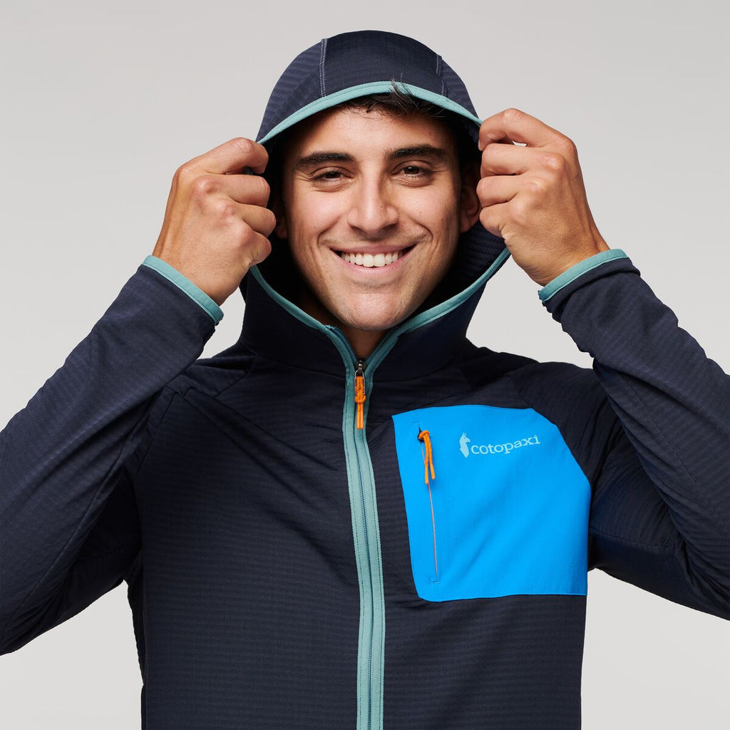 Otero Fleece Full-Zip Hooded Jacket Men's | Cozy Outdoor Layer