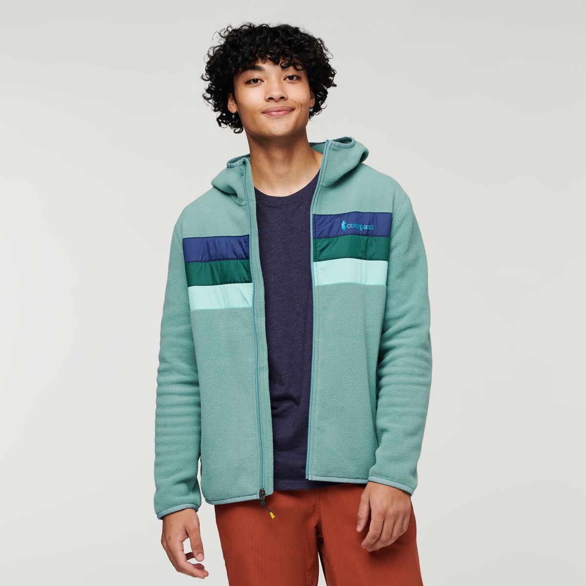 Teca Fleece Hooded Full-Zip Jacket Men's | Cozy Outdoor Layer