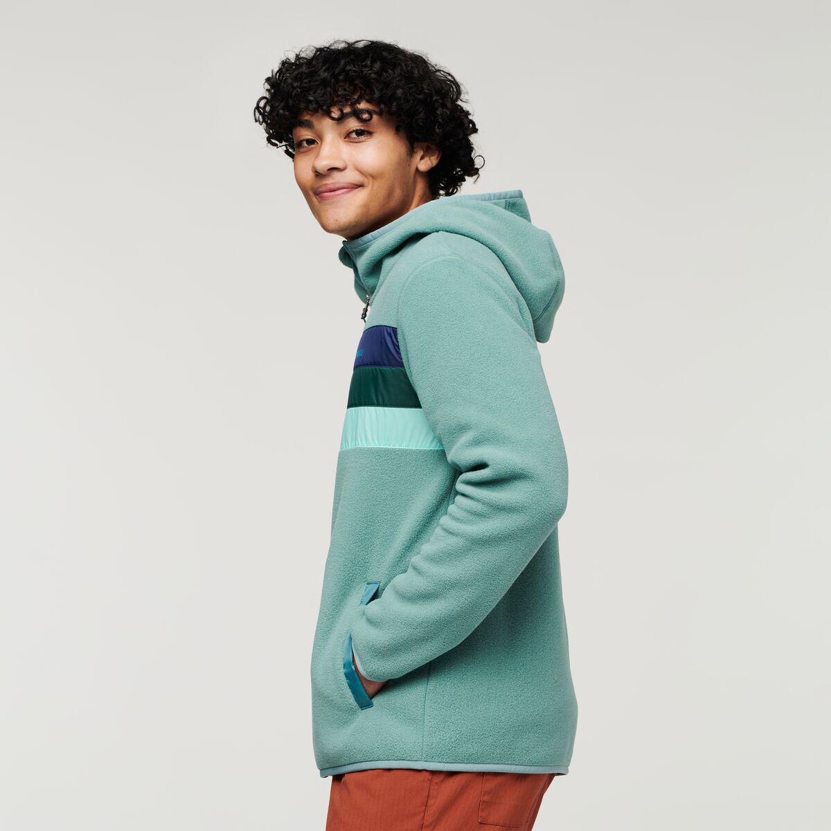 Teca Fleece Hooded Full-Zip Jacket Men's | Cozy Outdoor Layer