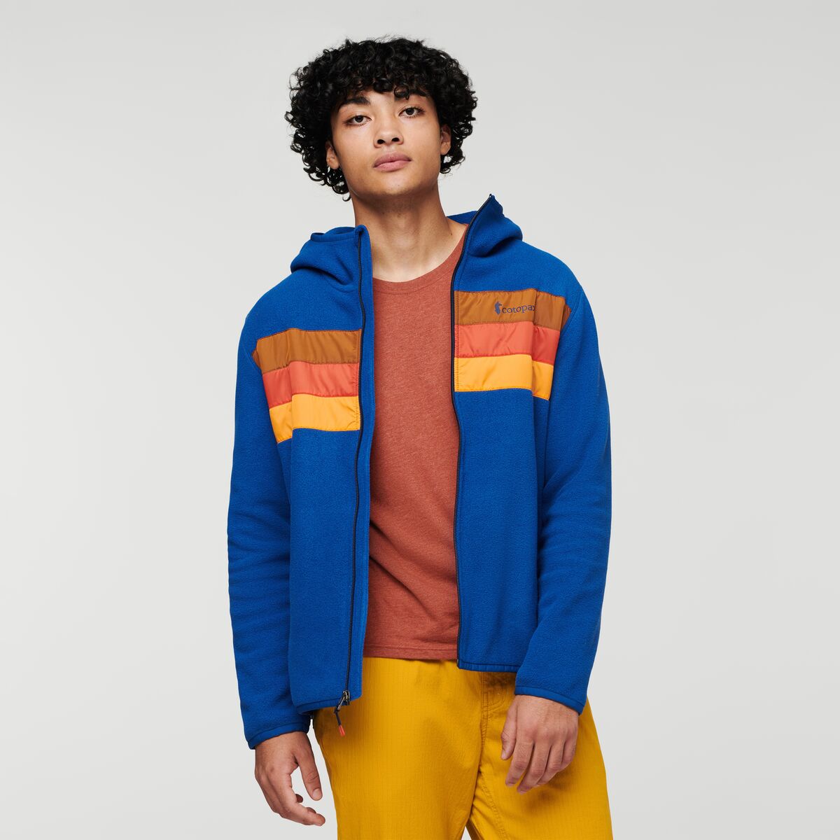 Teca Fleece Hooded Full-Zip Jacket Men's | Cozy Outdoor Layer