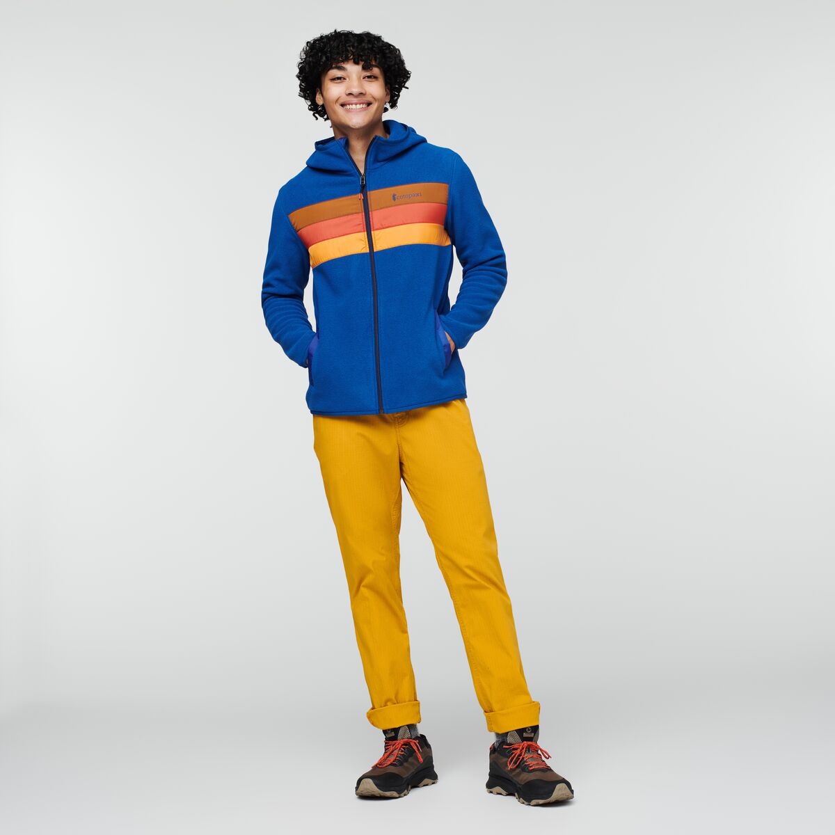 Teca Fleece Hooded Full-Zip Jacket Men's | Cozy Outdoor Layer