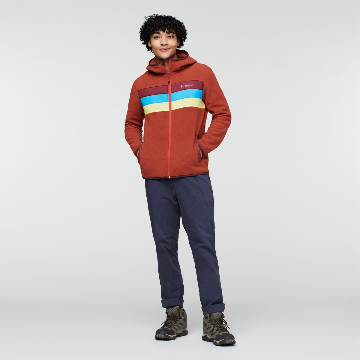 Teca Fleece Hooded Full-Zip Jacket Men's | Cozy Outdoor Layer