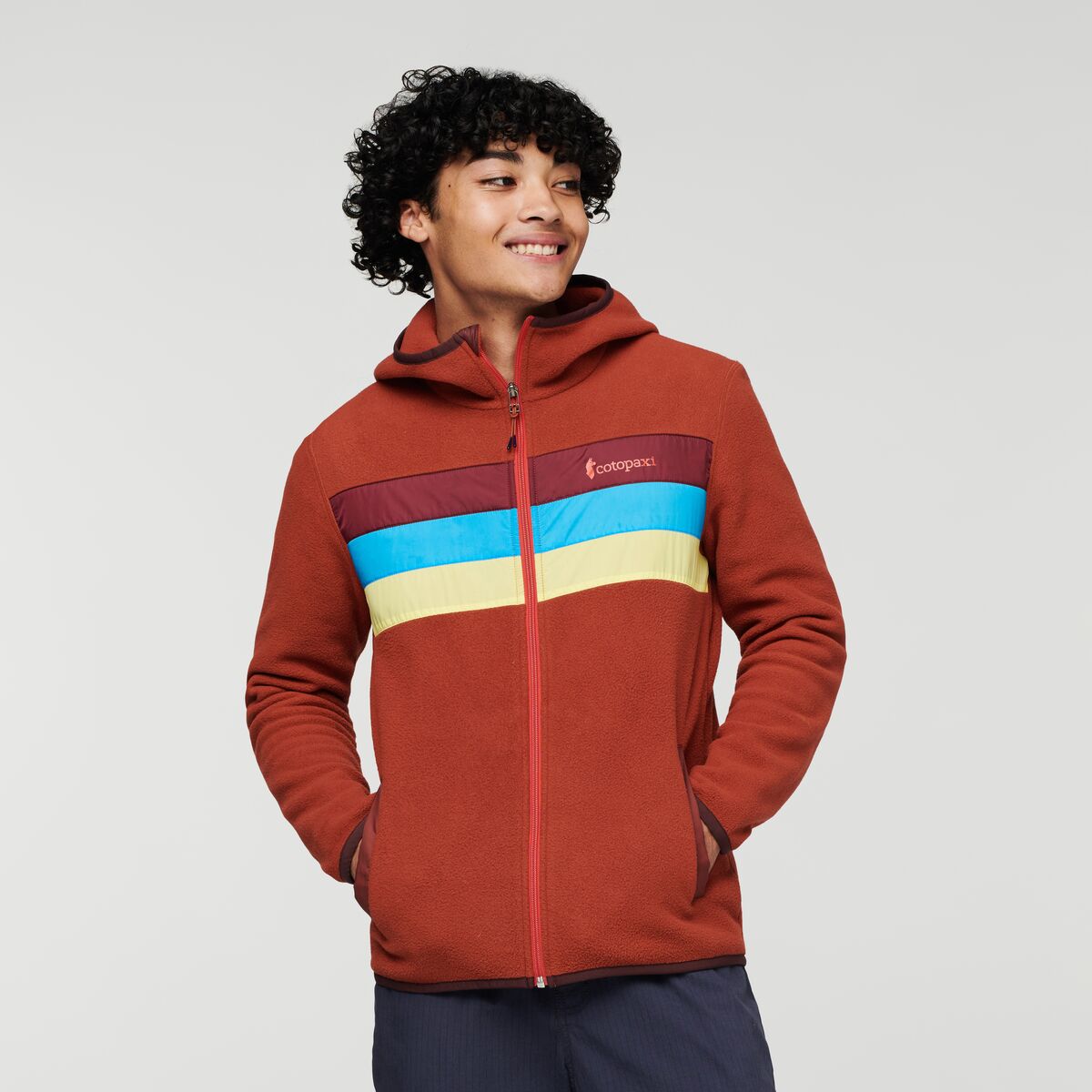 Teca Fleece Hooded Full-Zip Jacket Men's | Cozy Outdoor Layer