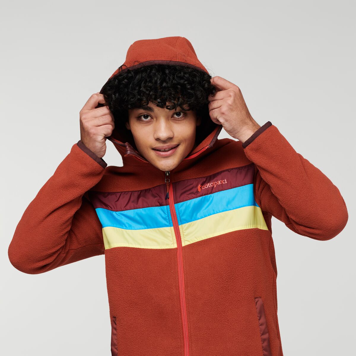 Teca Fleece Hooded Full-Zip Jacket Men's | Cozy Outdoor Layer