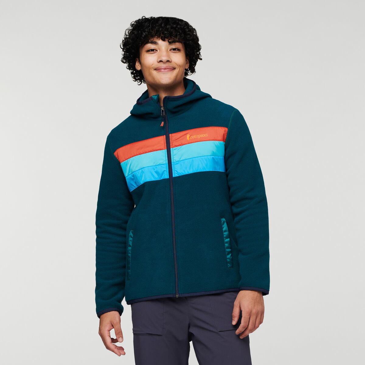 Teca Fleece Hooded Full-Zip Jacket Men's | Cozy Outdoor Layer