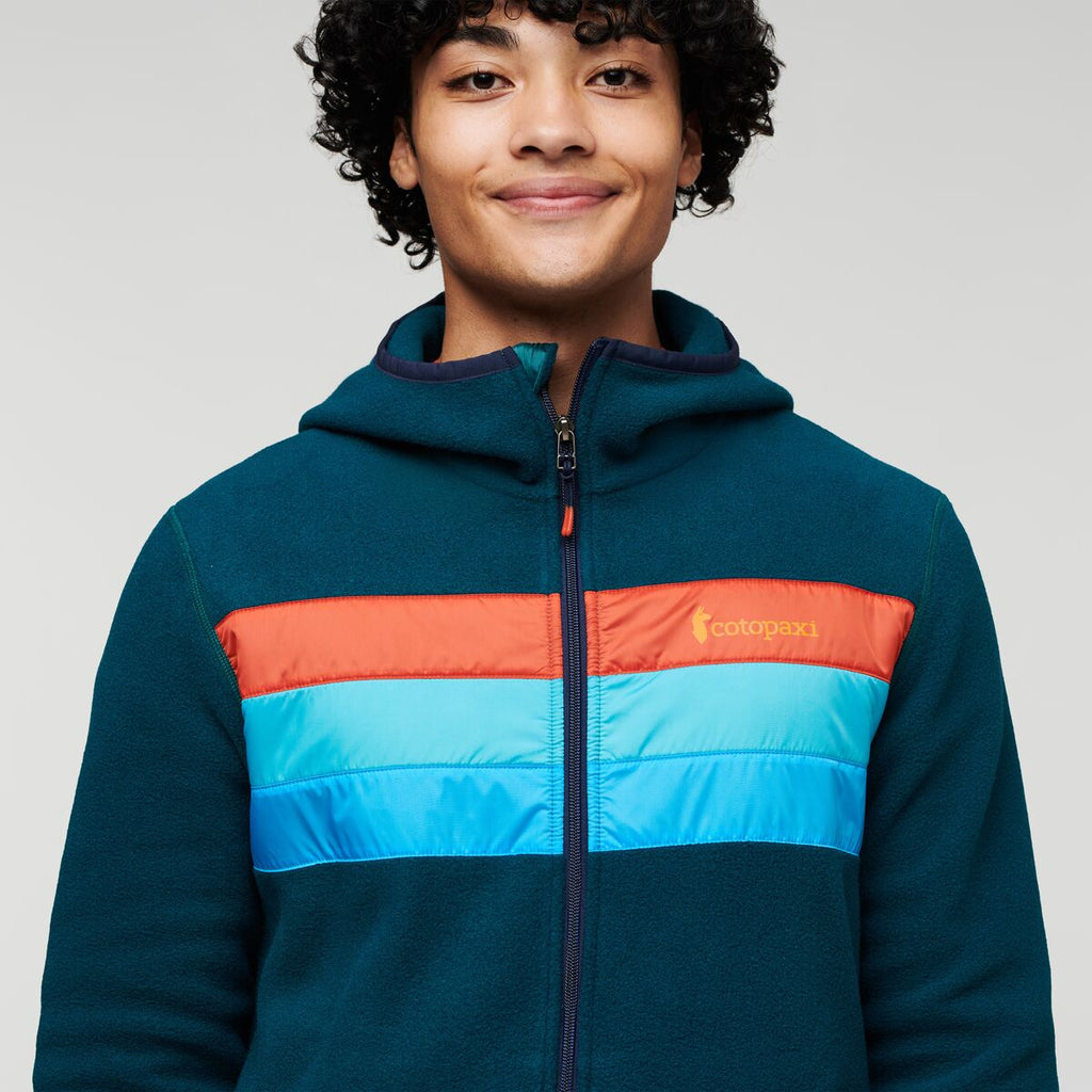 Teca Fleece Hooded Full-Zip Jacket Men's | Cozy Outdoor Layer