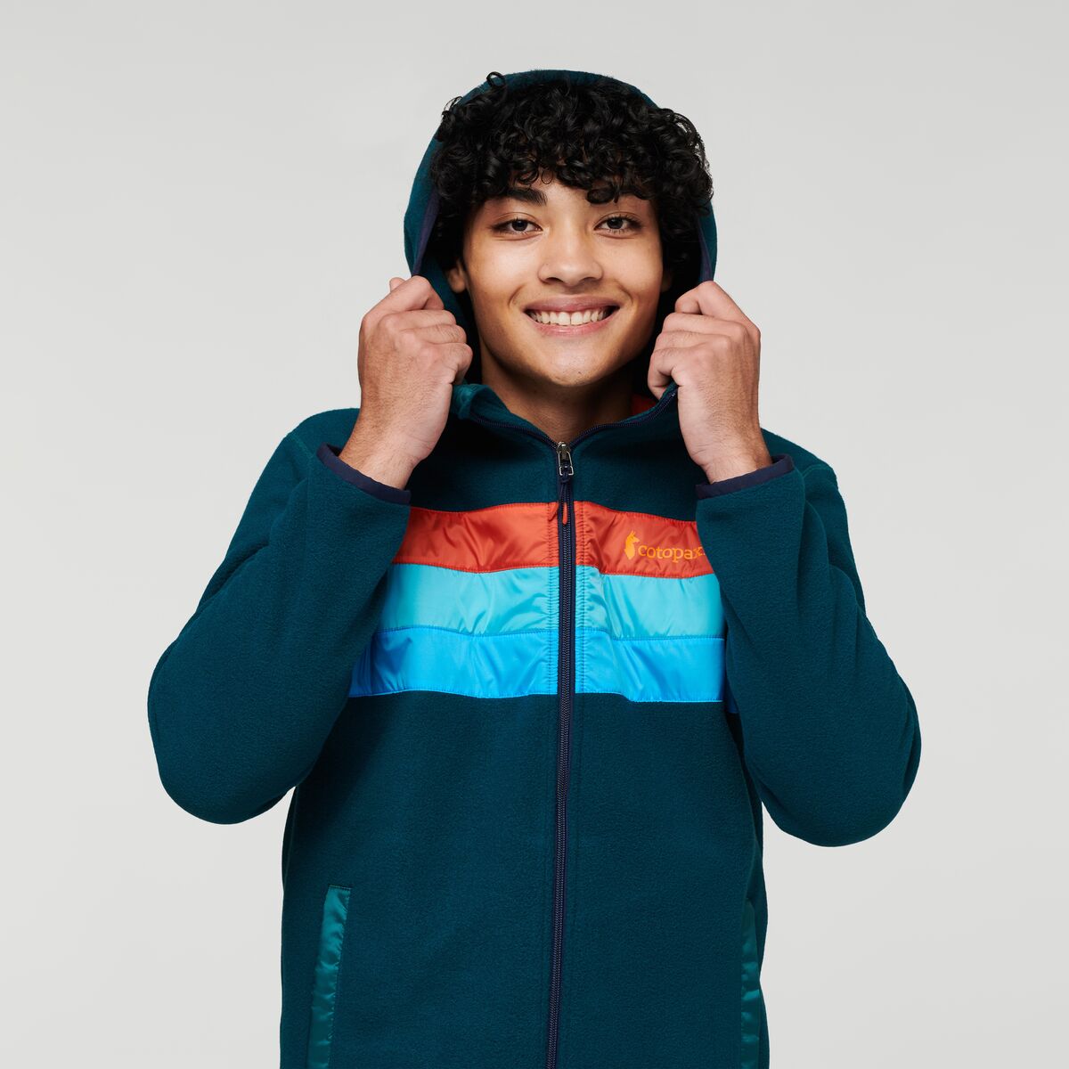 Teca Fleece Hooded Full-Zip Jacket Men's | Cozy Outdoor Layer