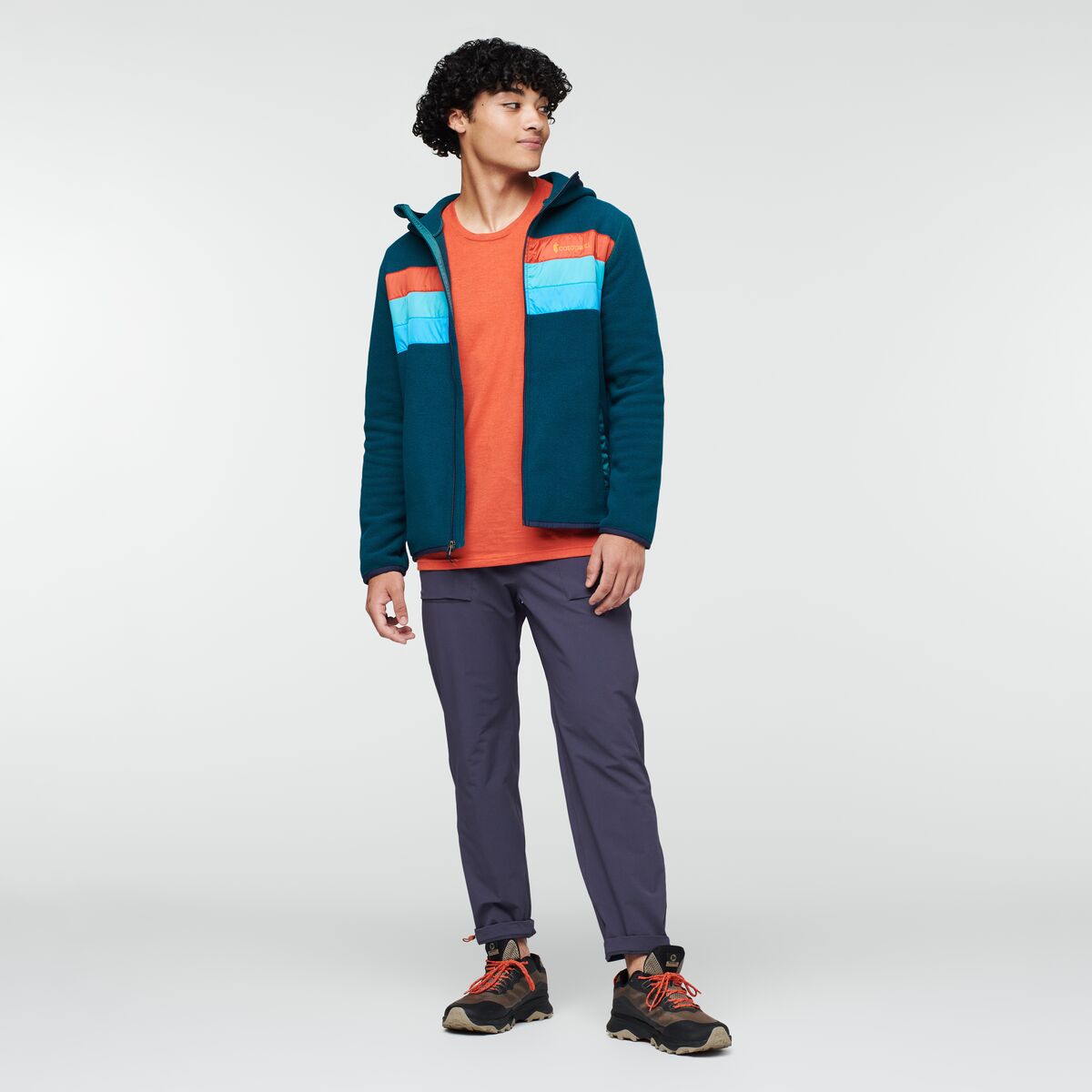 Teca Fleece Hooded Full-Zip Jacket Men's | Cozy Outdoor Layer