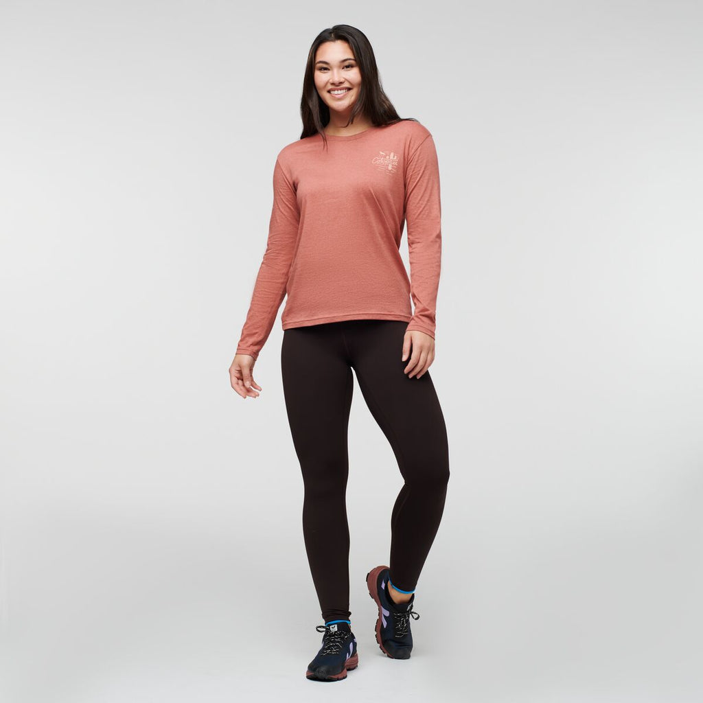 Hello Llama Long-Sleeve T-Shirt Women's | Comfortable Outdoor Top