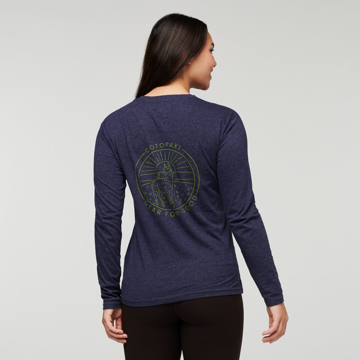 Hello Llama Long-Sleeve T-Shirt Women's | Comfortable Outdoor Top