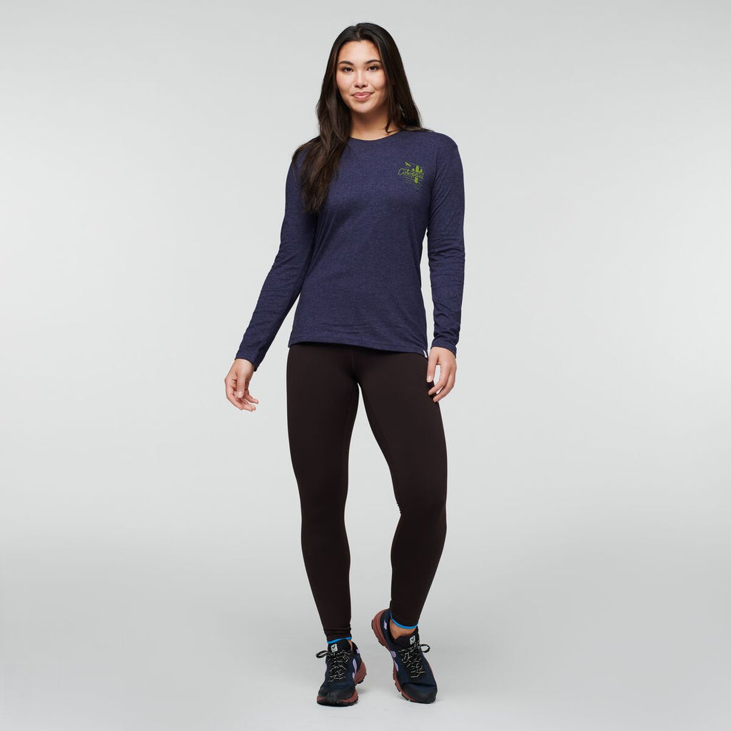 Hello Llama Long-Sleeve T-Shirt Women's | Comfortable Outdoor Top