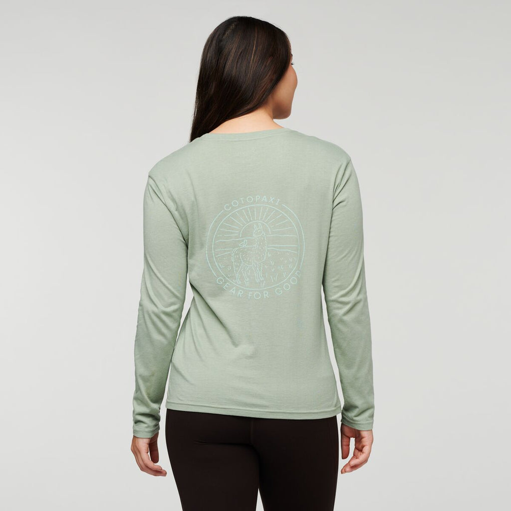 Hello Llama Long-Sleeve T-Shirt Women's | Comfortable Outdoor Top