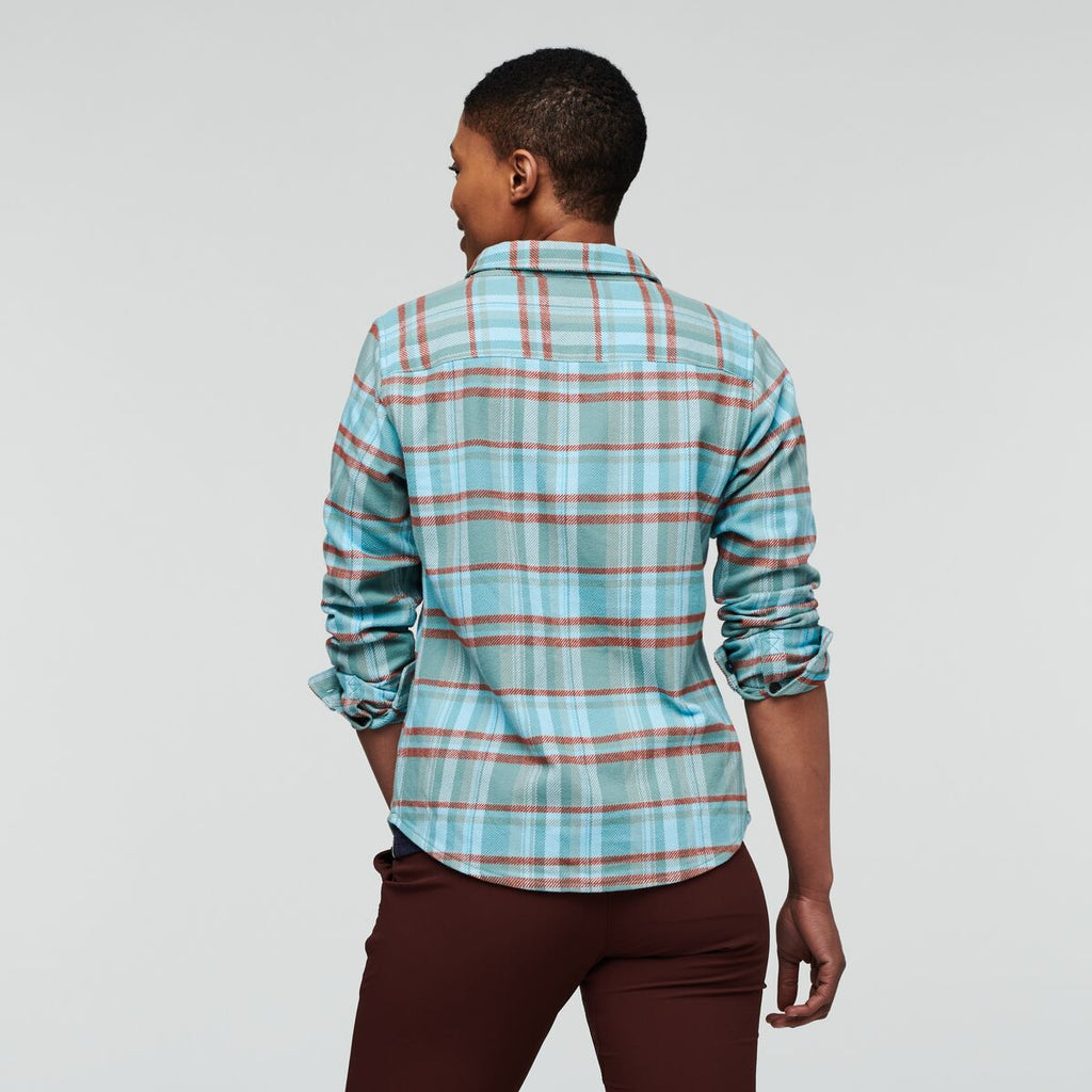 Mero Organic Flannel Shirt Women's | Comfortable Outdoor Top