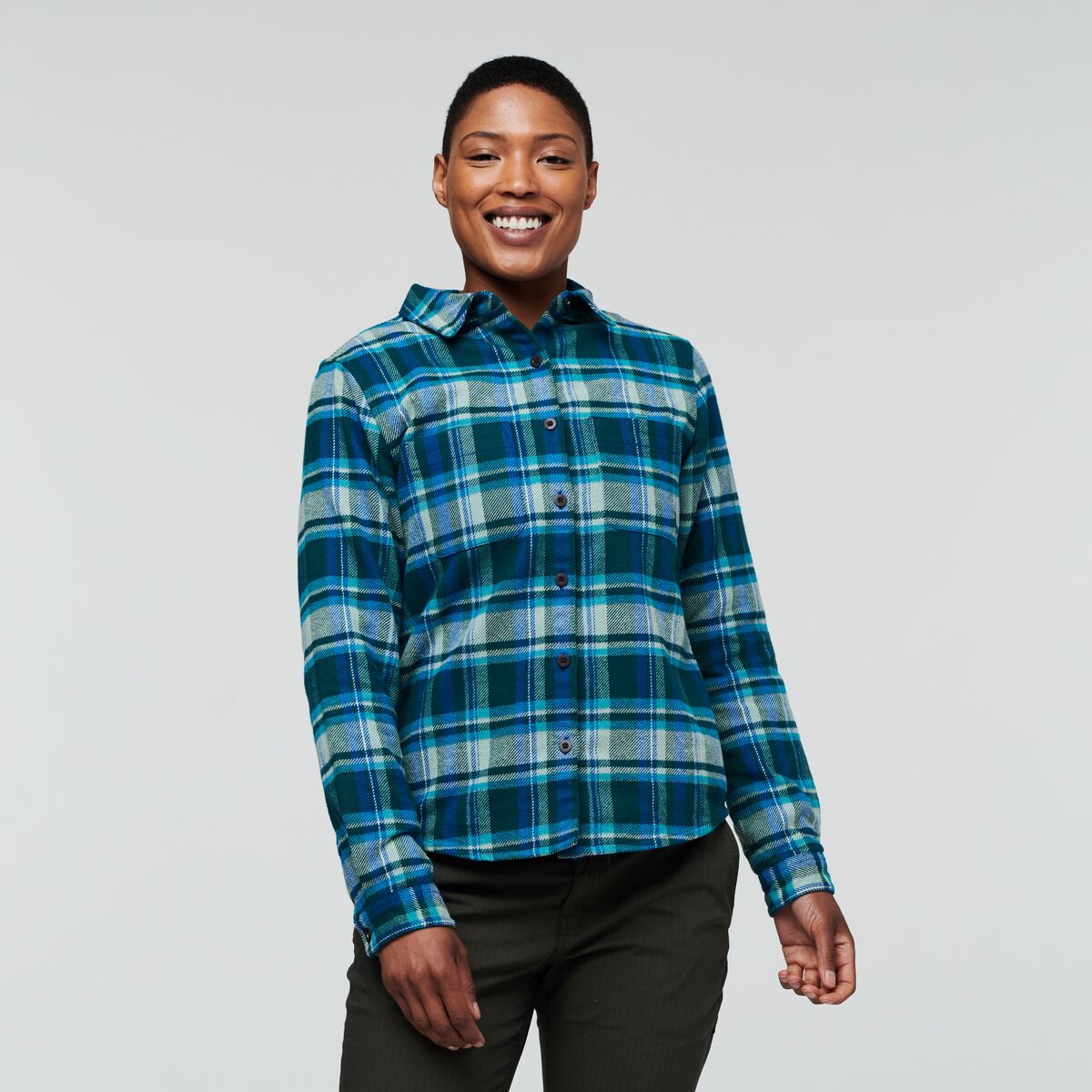 Mero Organic Flannel Shirt Women's | Comfortable Outdoor Top