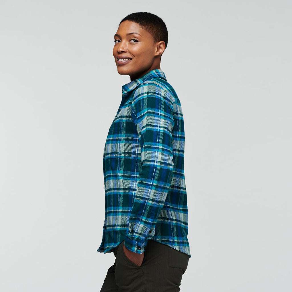 Mero Organic Flannel Shirt Women's | Comfortable Outdoor Top