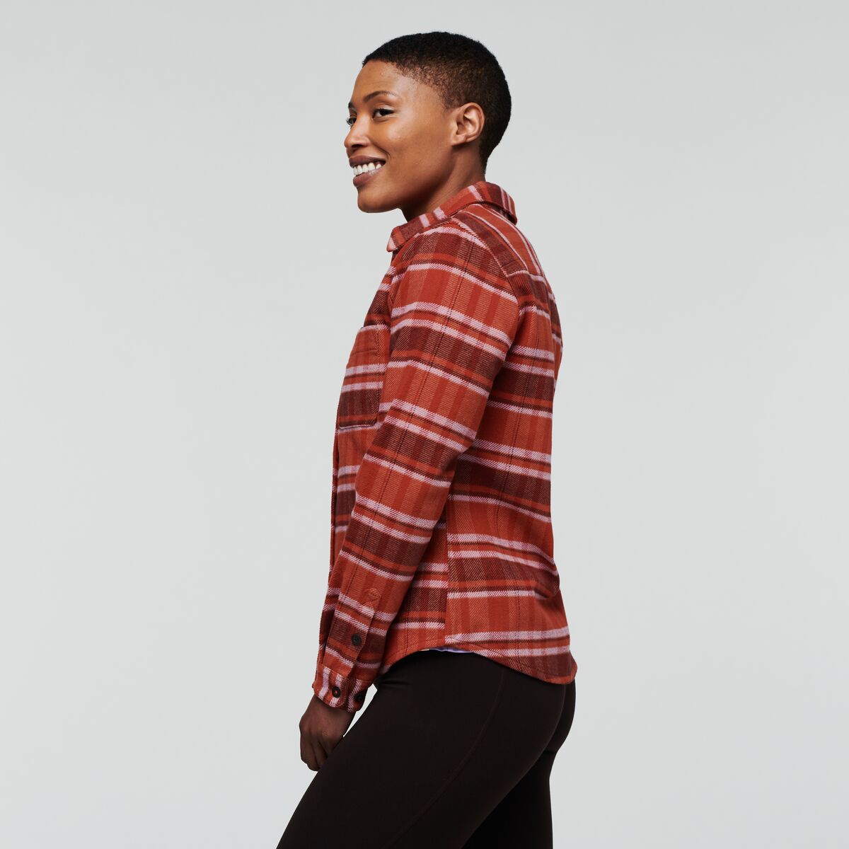 Mero Organic Flannel Shirt Women's | Comfortable Outdoor Top