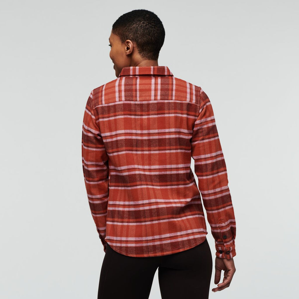 Mero Organic Flannel Shirt Women's | Comfortable Outdoor Top