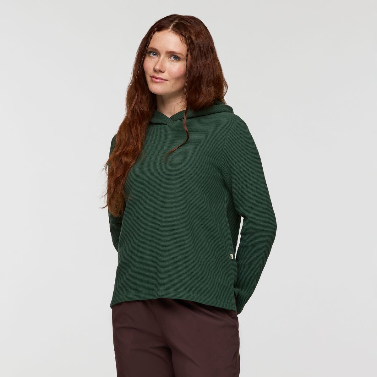 Atajo Long-Sleeve Waffle Hoodie Women's | Comfortable Everyday Layer