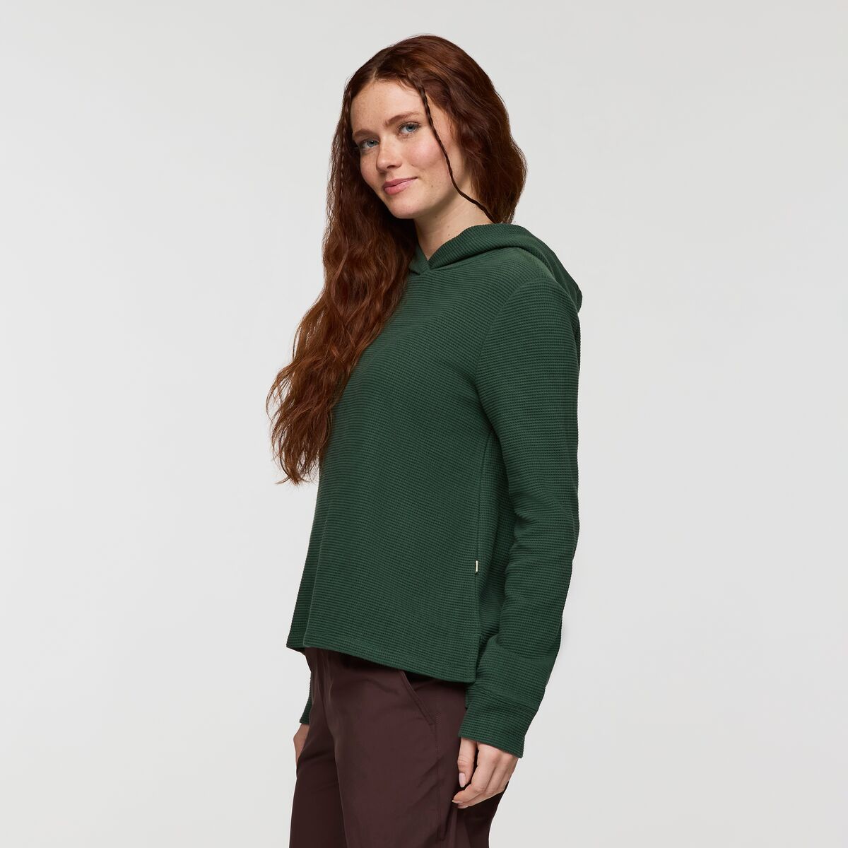 Atajo Long-Sleeve Waffle Hoodie Women's | Comfortable Everyday Layer