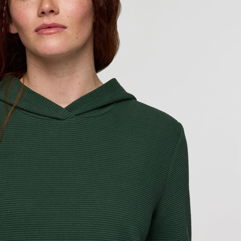 Atajo Long-Sleeve Waffle Hoodie Women's | Comfortable Everyday Layer