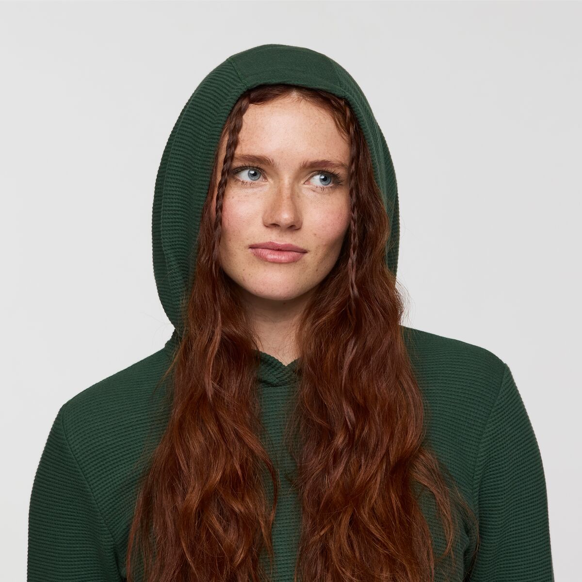 Atajo Long-Sleeve Waffle Hoodie Women's | Comfortable Everyday Layer