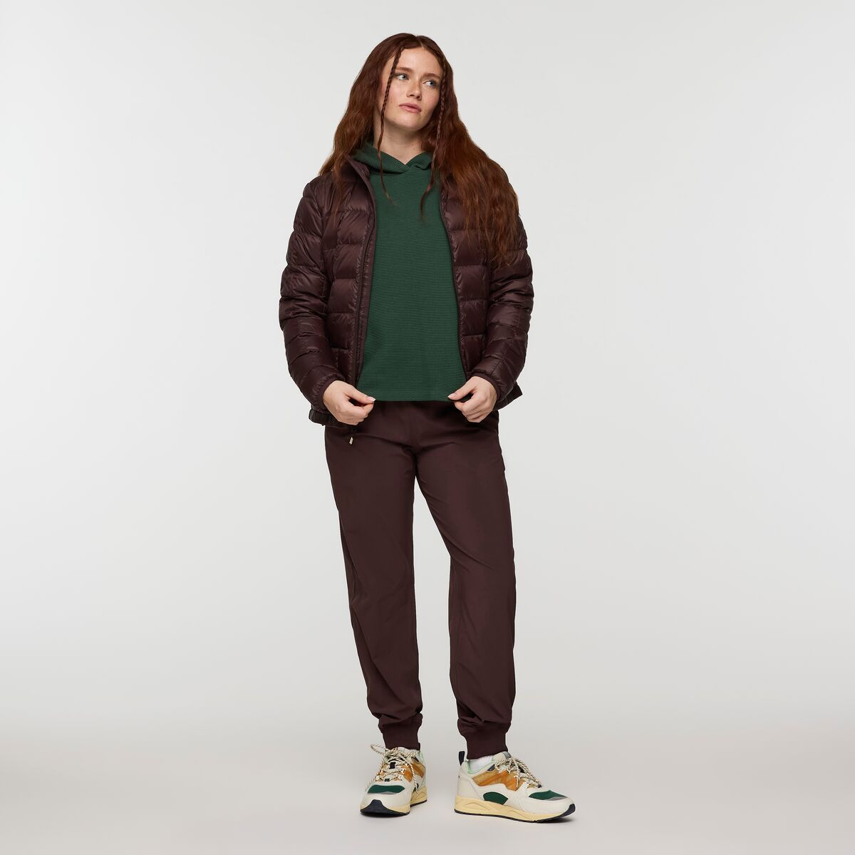Atajo Long-Sleeve Waffle Hoodie Women's | Comfortable Everyday Layer