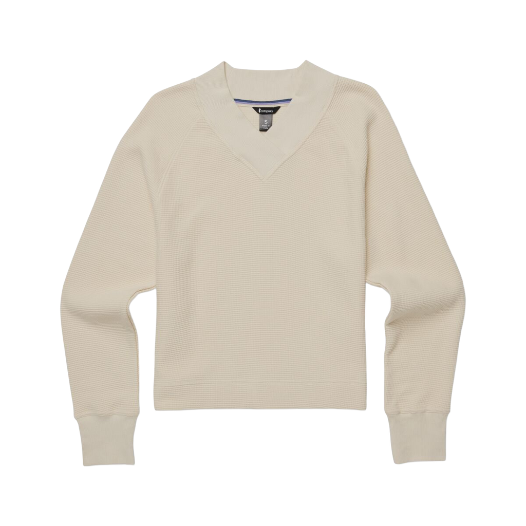 Atajo Long-Sleeve Waffle V-Neck Women's | Adventure-Ready Comfort