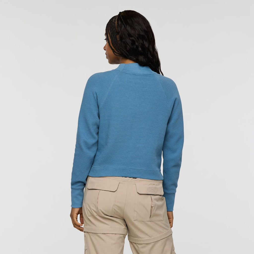 Atajo Long-Sleeve Waffle V-Neck Women's | Adventure-Ready Comfort