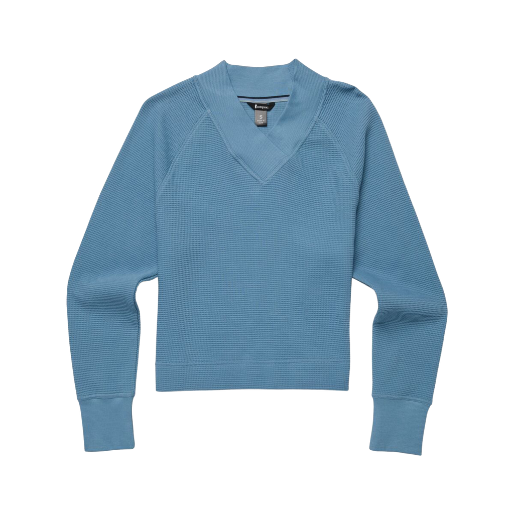 Atajo Long-Sleeve Waffle V-Neck Women's | Adventure-Ready Comfort