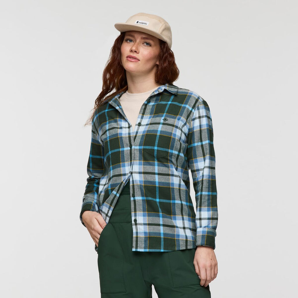 Quedo Flannel Shirt Women's | Comfortable Outdoor Top