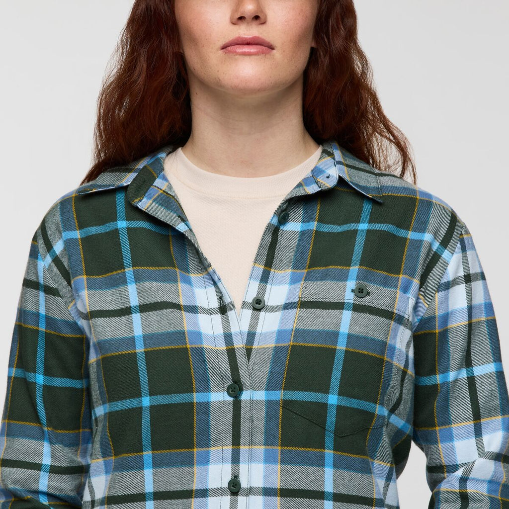 Quedo Flannel Shirt Women's | Comfortable Outdoor Top