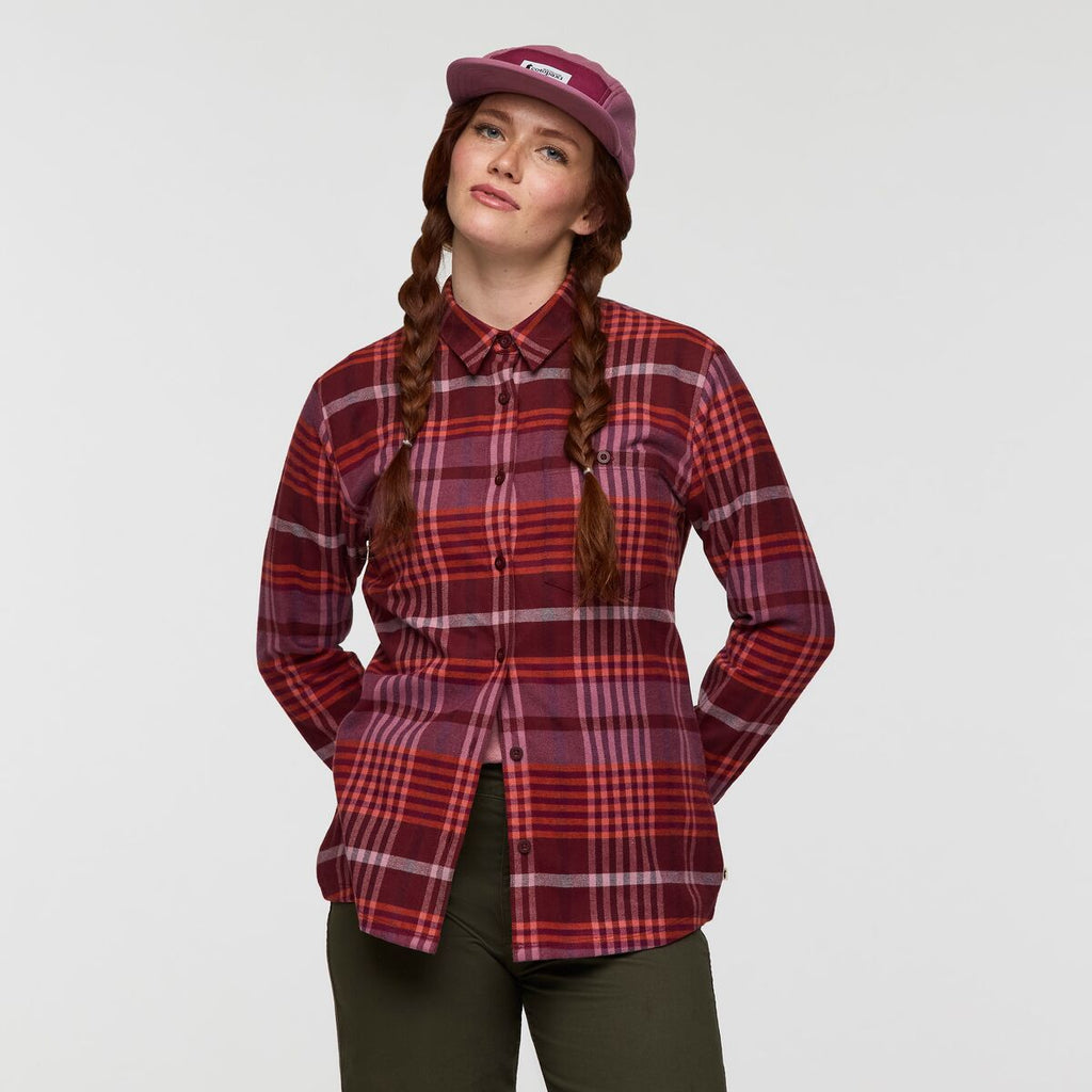 Quedo Flannel Shirt Women's | Comfortable Outdoor Top
