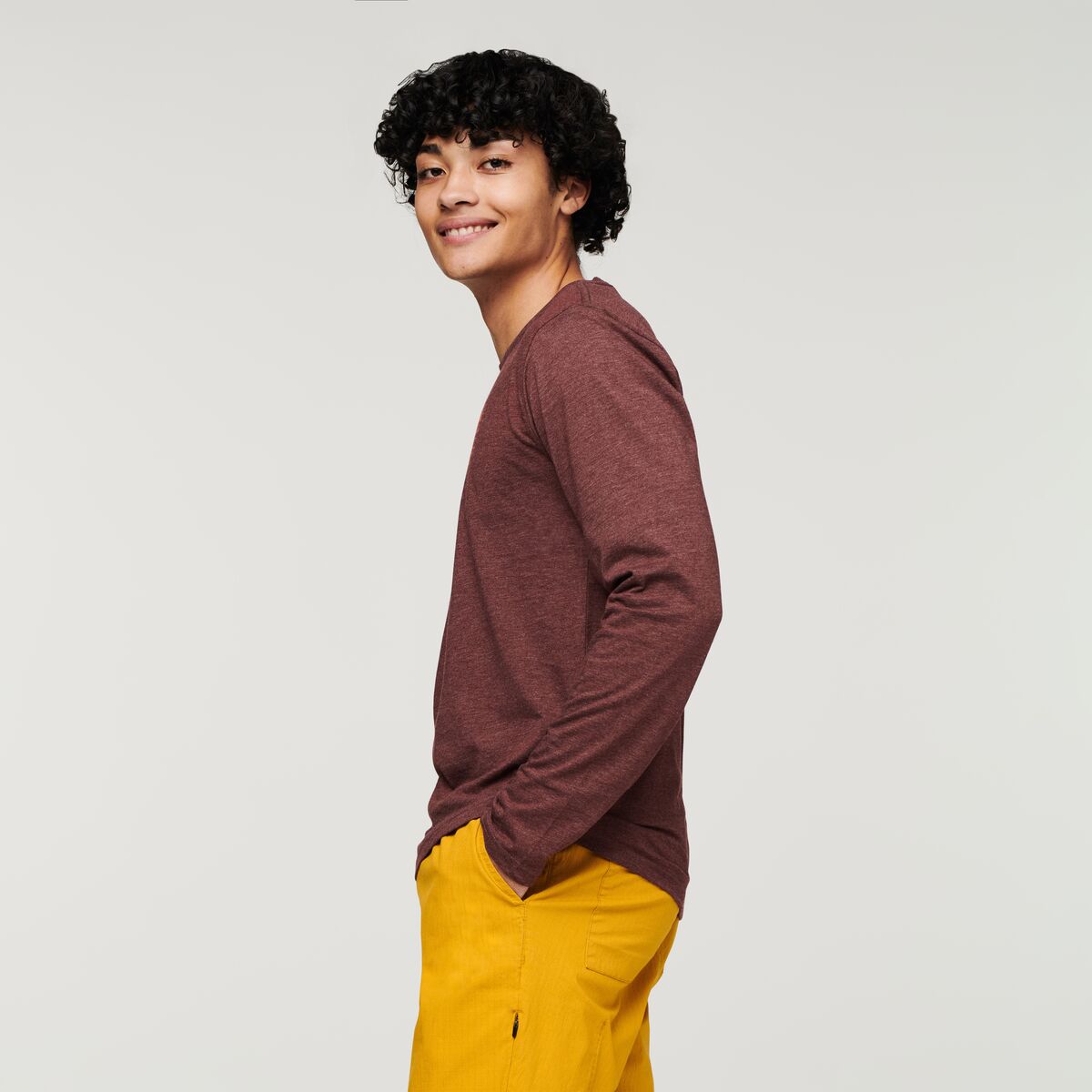 Hello Llama Long-Sleeve T-Shirt Men's | Comfortable Outdoor Top