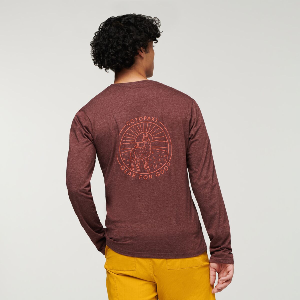 Hello Llama Long-Sleeve T-Shirt Men's | Comfortable Outdoor Top