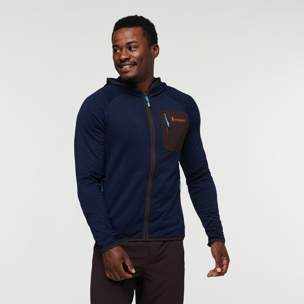 Otero Fleece Full-Zip Hooded Jacket Men's | Cozy Outdoor Layer