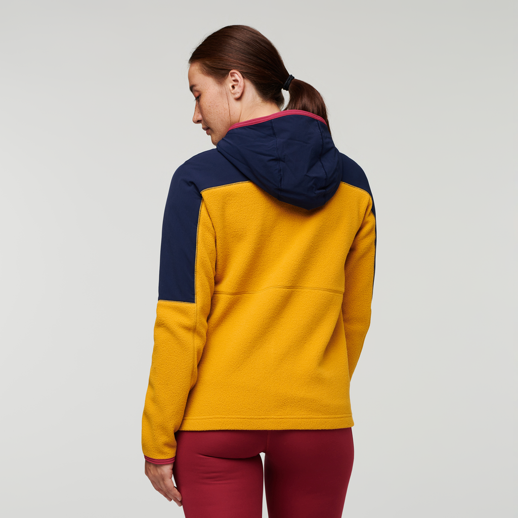 Abrazo Hooded Full-Zip Fleece Jacket Women's black | Cozy Outdoor Layer