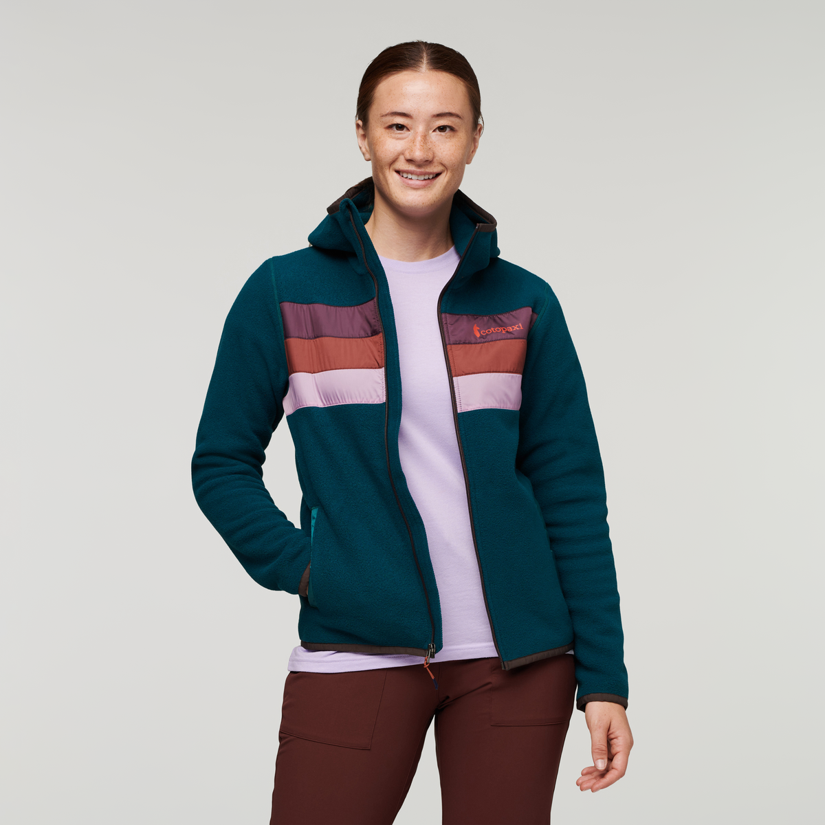 Teca Fleece Hooded Full-Zip Jacket Women's | Cozy Outdoor Layer