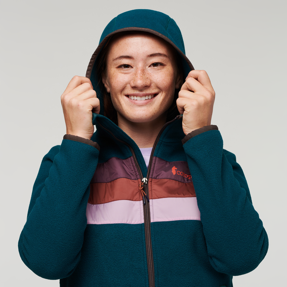 Teca Fleece Hooded Full-Zip Jacket Women's | Cozy Outdoor Layer