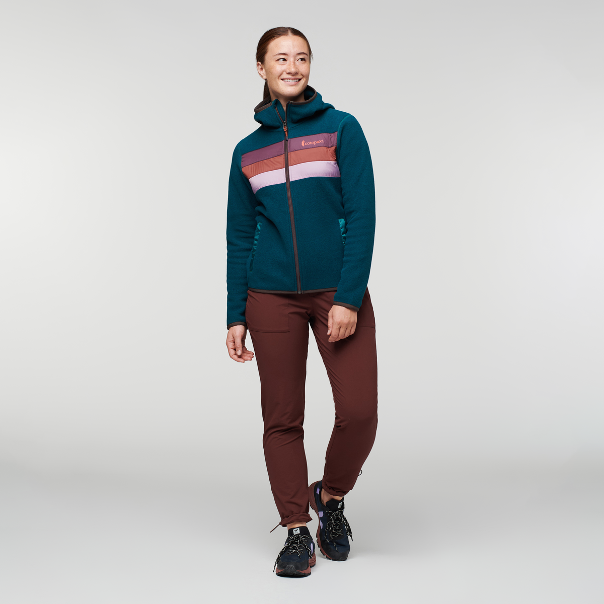 Teca Fleece Hooded Full-Zip Jacket Women's | Cozy Outdoor Layer