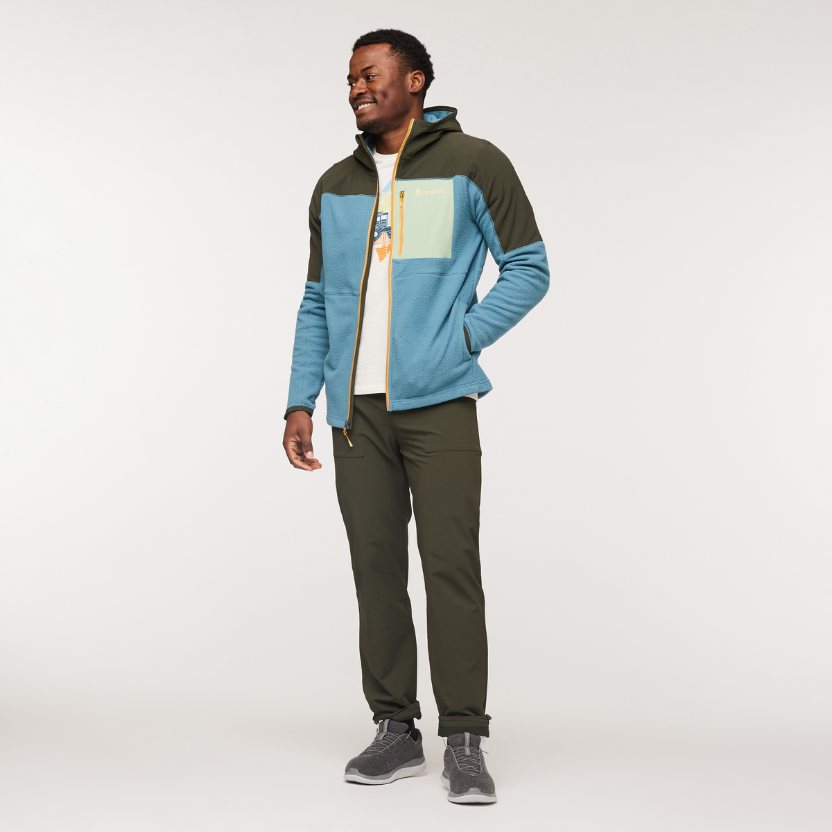 Abrazo Hooded Full-Zip Fleece Jacket Men's | Cozy Outdoor Layer