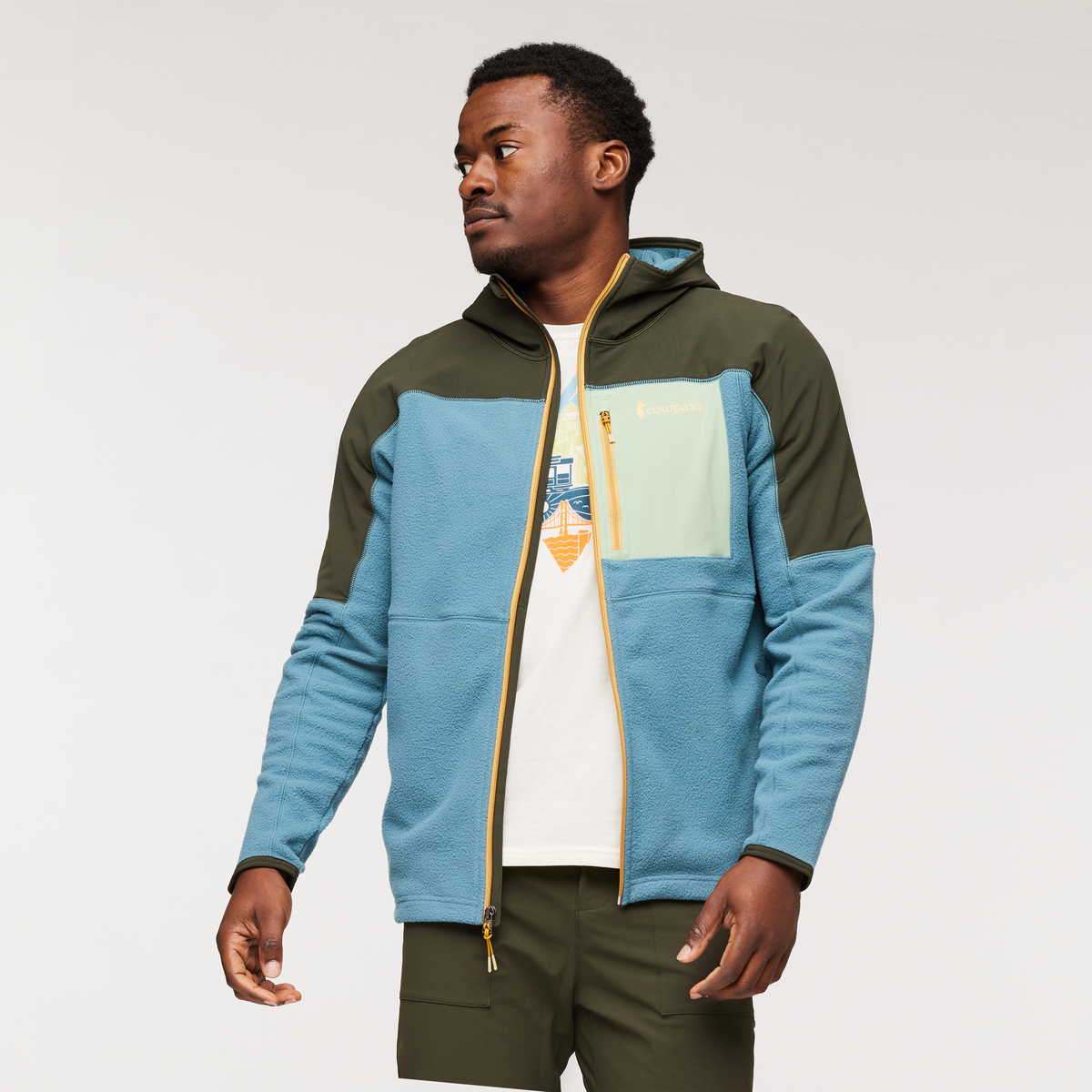 Abrazo Hooded Full-Zip Fleece Jacket Men's | Cozy Outdoor Layer