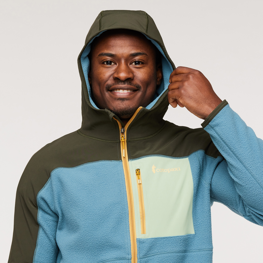 Abrazo Hooded Full-Zip Fleece Jacket Men's | Cozy Outdoor Layer